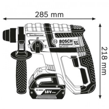 Перфоратор аккумуляторный BOSCH GBH 18 V-EC Professional